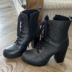 Steve Madden Lace-up Combat Boots